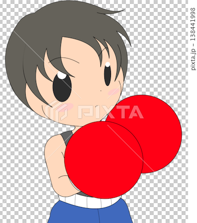 ボクシング男子選手 138441998