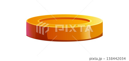 Pirate font or corsairs typeface of golden coin treasure, cartoon vector Caribbean type. Piracy typography dash or hyphen and minus symbol of gold coin for pirate font or corsairs marine typeface 138442034
