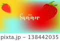 Vibrant summer mesh gradient background with Blurred Fruit soft color blends for ads, web design, banners, and marketing materials. vector illustration 138442035