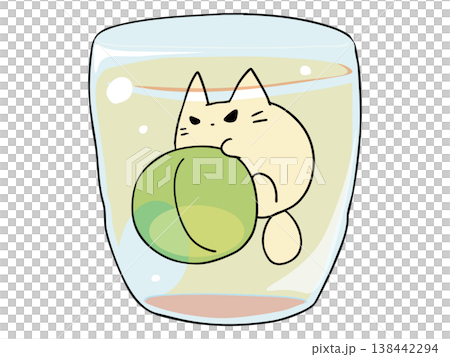 Ume-sshu (plum wine) cat 138442294