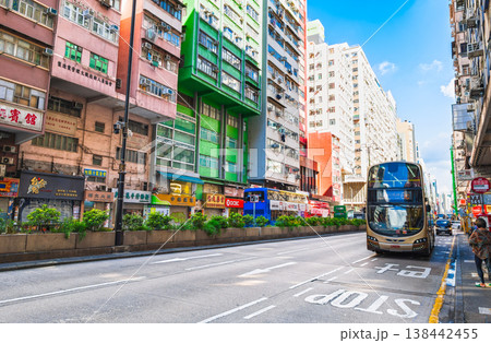 香港のメインストリート 彌敦道(ネイザンロード) 香港のメインストリート 彌敦道(ネイザンロード) 138442455