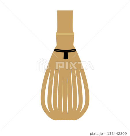 シンプルな茶道具、茶筅 138442809