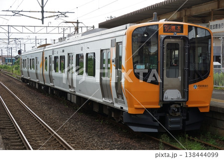 阿武隈急行線の風景　槻木駅（AB900系） 138444099
