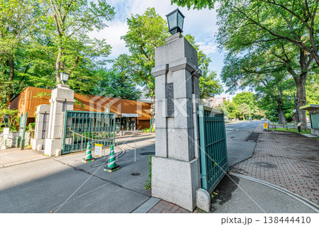 北海道札幌市　晴天の国立学校法人北海道大学　 138444410