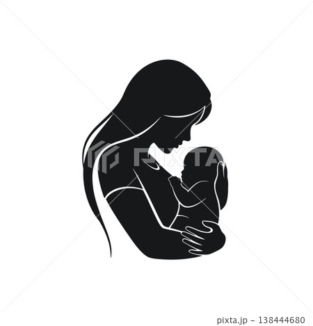 Pregnancy Yoga Motherhood Silhouette Collection Set 138444680