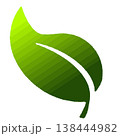 Green Leaf Logo Icon Vector Graphic for Eco Branding 138444982