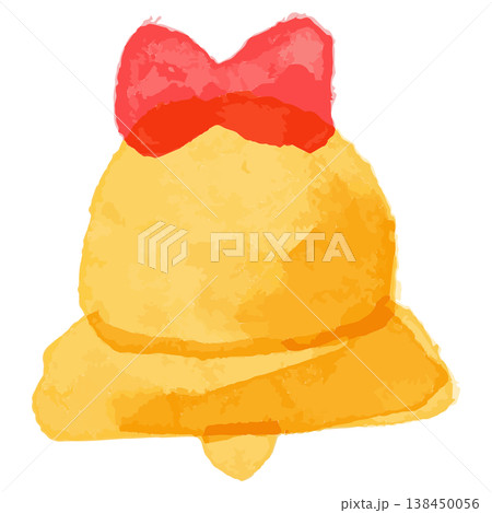 わんぱく水彩シリーズ｜ベルのイラスト おしらせ 通知 幼稚園・保育園向け 138450056