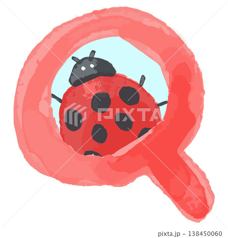わんぱく水彩シリーズ|虫眼鏡のイラスト 今日の発見 幼稚園・保育園向け わんぱく水彩シリーズ|虫眼鏡のイラスト 今日の発見 幼稚園・保育園向け 138450060