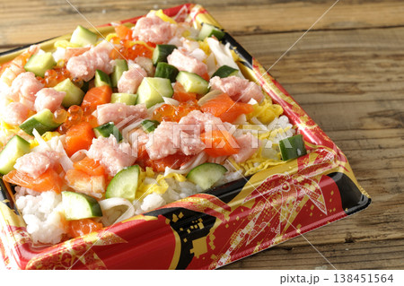 具材たっぷりちらし寿司 138451564