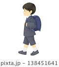 小学校の入学式（男の子） 138451641