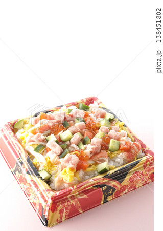 具材たっぷりちらし寿司 138451802