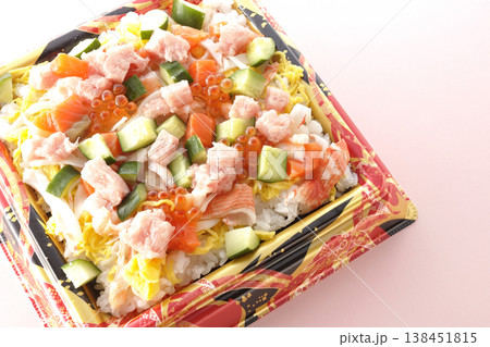 具材たっぷりちらし寿司 138451815