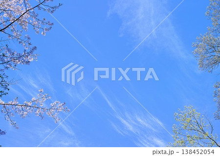 青空と雲イメージ 青空と雲イメージ 138452054