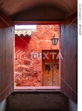 Santa Catalina Monastery Courtyard in Arequipa, Peru Santa Catalina Monastery Courtyard in Arequipa, Peru 138452215
