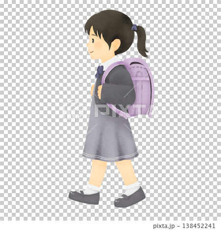Elementary school entrance ceremony (girl) 138452241