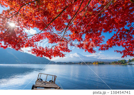河口湖　紅葉 138454741