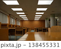 誰もいない教室　図書室 138455331