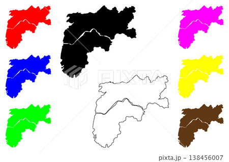 Toufen city (Republic of China, ROC, Taiwan) map vector illustration, scribble sketch Tofun map Toufen city (Republic of China, ROC, Taiwan) map vector illustration, scribble sketch Tofun map 138456007