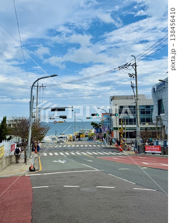 韓国 釜山 スラムダンクの風景 138456410