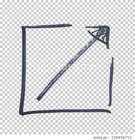 the external link symbol with a black marker 138456752