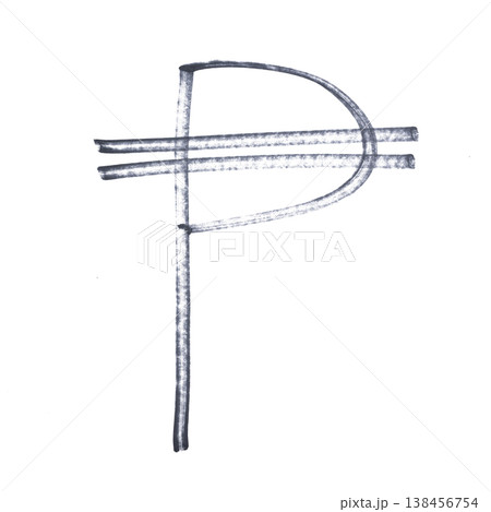 the Cuban Peso currency symbol drawn with a black marker the Cuban Peso currency symbol drawn with a black marker 138456754