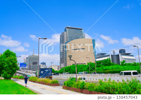 【大阪府】6月・大阪歴史博物館と大阪府警察本部 【大阪府】6月・大阪歴史博物館と大阪府警察本部 138457043
