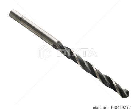 drill bit on a white isolated background drill bit on a white isolated background 138459253