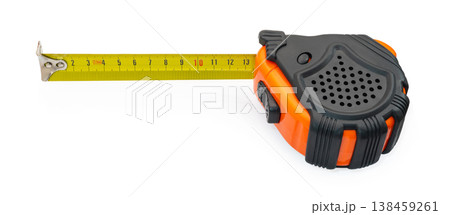 Construction tape measure clipping path isolated on white background Construction tape measure clipping path isolated on white background 138459261