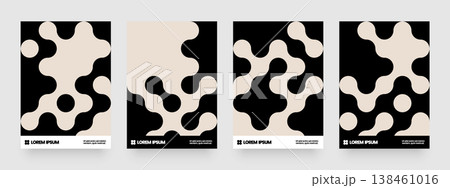 Simple layout with abstract geometric shapes. Simple layout with abstract geometric shapes. 138461016