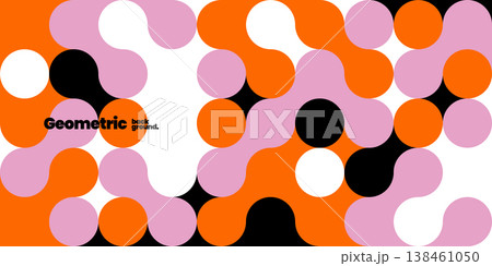Simple layout with abstract geometric shapes. Simple layout with abstract geometric shapes. 138461050