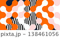 Simple layout with abstract geometric shapes. 138461056