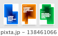 Simple template with abstract geometric shapes. 138461066