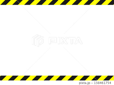シンプルな警告のイメージの背景イラスト 138461754