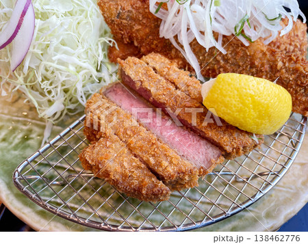 牛カツ定食 牛カツ定食 138462776