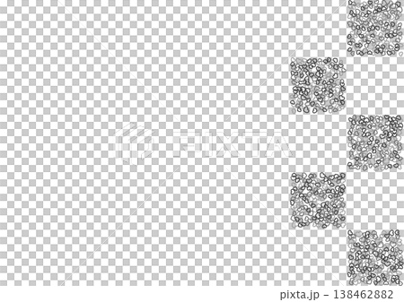 Heart pattern background, black and white, border heart 138462882