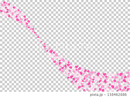 心形圖案背景粉紅3色心形 心形圖案背景粉紅3色心形 138462886