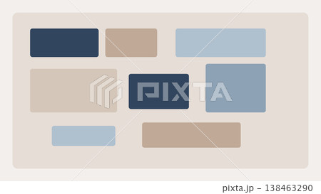 Broken grid card system with irregular gaps, modular asymmetry, and clean premium abstract interface layout for advanced modern UI design Broken grid card system with irregular gaps, modular asymmetry, and clean premium abstract interface layout for advanced modern UI design 138463290