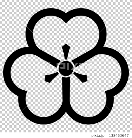 This is a family crest. It's called Chūin Katabami. 138463647