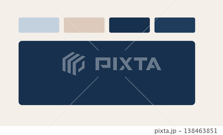 Top row of compact cards with large dominant bottom card, clean geometric composition and premium abstract interface layout for modern UI systems design Top row of compact cards with large dominant bottom card, clean geometric composition and premium abstract interface layout for modern UI systems design 138463851