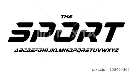 Cutout sport alphabet, sharp digital bold slanted italic letter set, bold robotic font for space game logo, speed AI headline, dynamic typography, modern future space app design. Vector typeset Cutout sport alphabet, sharp digital bold slanted italic letter set, bold robotic font for space game logo, speed AI headline, dynamic typography, modern future space app design. Vector typeset 138464363