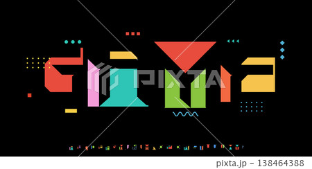 Color Font Logo Alphabet Game Bold Letter Set Modern Typography, Creative Typographic Design for Art Title Text, Colours Poster Headline, Type Symbol Logotype, Colours Fonts. Vector Typeface. Color Font Logo Alphabet Game Bold Letter Set Modern Typography, Creative Typographic Design for Art Title Text, Colours Poster Headline, Type Symbol Logotype, Colours Fonts. Vector Typeface. 138464388