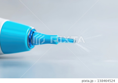 Transparent replacement nozzle for a modern water flosser 138464524