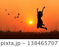 Leaping for Joy A Silhouette of Mental Health Liberation and Happiness 138465707