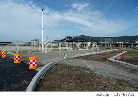 開発中の鹿児島県霧島市の隼人駅東口方面の風景 2026年4月現在 開発中の鹿児島県霧島市の隼人駅東口方面の風景 2026年4月現在 138465712
