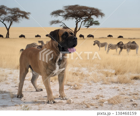 Boerboel in africa 138468159