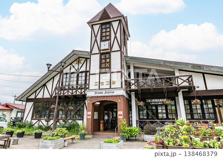 北海道ニセコ町 函館本線の駅 JRニセコ駅 北海道ニセコ町 函館本線の駅 JRニセコ駅 138468379