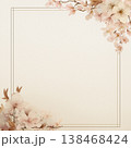 Minimal Journal Background Page in Beige and Blush With Subtle Floral Corner Pattern 138468424