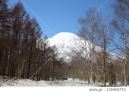 四月初旬、北海道、後志、ニセコ、青天、春来たらし、蝦夷富士、羊蹄山、ニセコ、喜茂別、倶知安、京極、 138468753