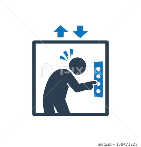 Elevator Service Frustration icon 138471225