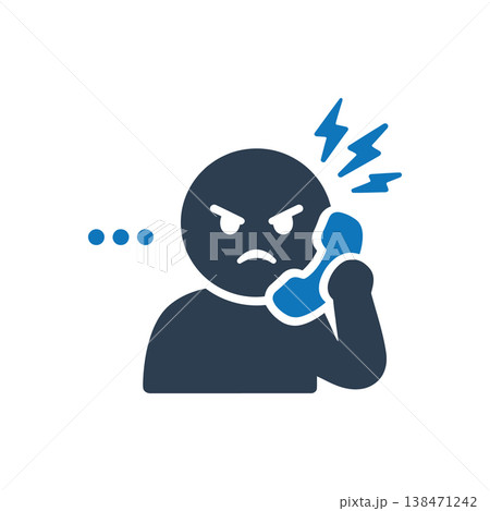 Angry Call Complaint icon Angry Call Complaint icon 138471242